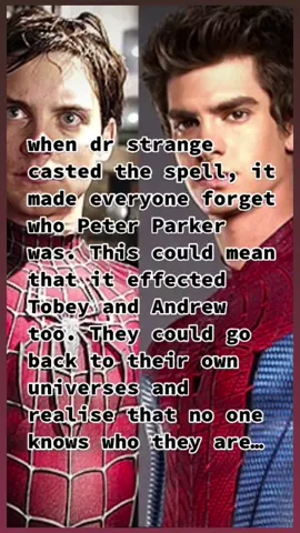 Not sure whether i’m being slow or whether no one is speaking about it. yes i did make a grammar mistake #nwh #fyp #spiderman