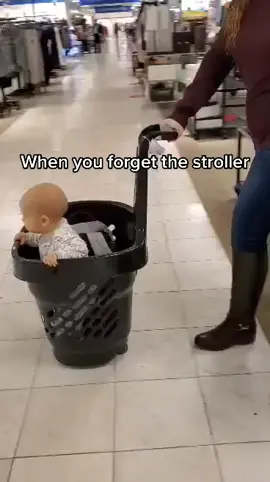 When mama forgets the stroller! 😅😂 I think he liked this better anyways. #shopping #macys #crazybaby #happy