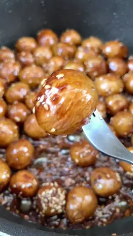 Algamia-Jorim or Braised Baby Potatoes 🥔#banchan #sidedish #koreanfood #potatoes