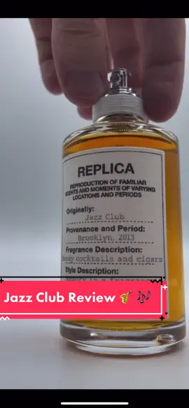 A jazzy scent  🎷🎶🕺🏻💃🏼 #maisonmargiela #jazzclubreplica #perfume #fragrance #smellgood #fragrancereview