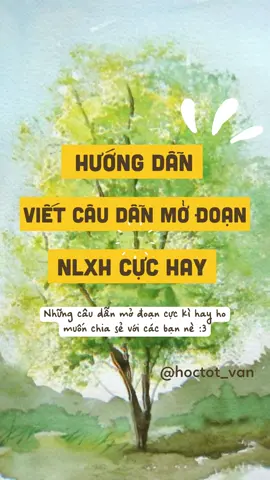 Mẫu dẫn mở đoạn NLXH 200 nè #hocvanbangcongthuc #LearnOnTikTok #stuydywithme #hocmai_thcs #fpyシ #NLXH