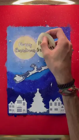 Christmas night! 🌌🎄 - #art #christmas #navidadentiktok