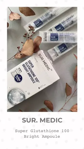 #complimentary from SUR.MEDIC global @Picky #pickyreview #pickyrewards #surmerdicpicky #glutathione100 #brighteningampoule #brighteningserum #thankyou