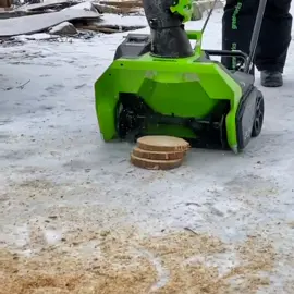 #снегоуборщик #greenworks #greenworkstools #snowplow #длядомаидачи