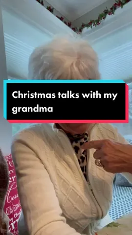 wholesome talks with grandma 🥰 #fyp #grandma #grandparents #lebanesegrandma #christmas