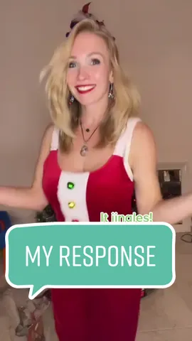 Reply to @wunderbri  #toomuch #merrychristmas #happydance #myresponse