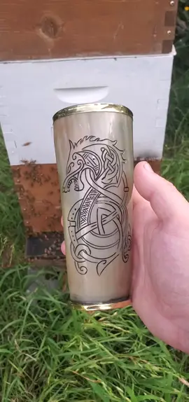 Drinking horn cups #vikings #alcohol #medieval #mead #beekeeping #winery #horn