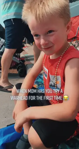 Safe to say he didn’t like the warhead- he tried to fight through it 😂 #funny #fail #sour #fyp