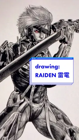 YO I DREW RAIDEN. I love you Raiden. Plz marry me. #raiden #metalgear #metagearrising #metalgearsolid #raidenmetalgear #hideokojima #iloveyou