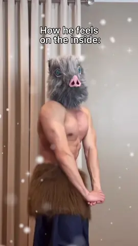 Those are some of my favorite moments in Demon Slayer fr when he goes ✨ 🐗✨