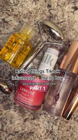 Comment if you’d like a part 2! #ratingmakeup #charlottetilbury #beautywand #laneige #olaplex #sacheubeauty #fyp #makeup