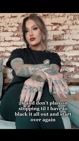 8 years in the making. What should I do next? I think it’s time for a face tatt. IG: @jerichadare @inkedmagazine #tattoos #tattoedwoman #alttiktok