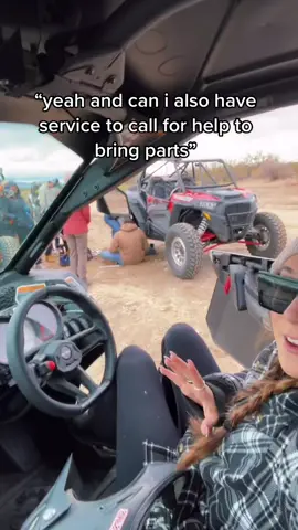 update we had to tow him back #racecardriver #cartok #racing #girlracer #girlswhorace #FritoLayRickRoll #StepandFlex #k18hairflip #canam #desertracing #f1 #f1tok