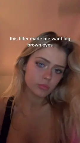 this filter is making everyone want the opposite of what they have & brown eyes r so pretty #fyp #foryou #foryoupage