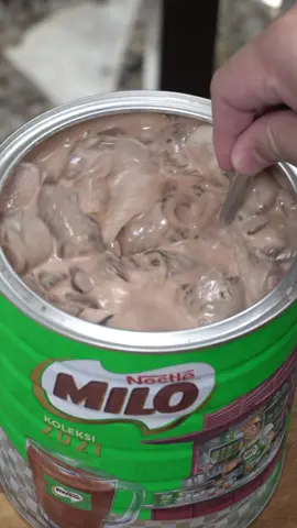 MILO DALAM TIN ✅ #FYP #SMILE #FORYOU #Foodie #MILO