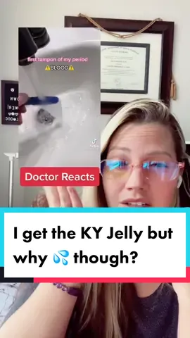 Should have stopped at the ky jelly 🤷🏻‍♀️ #faithfuldoc #period #periodtips #periodt #periodcramps