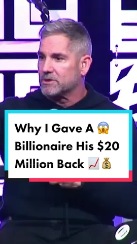 Would You Have Given The $20 Million Back? #billionaire #grantcardone #investingtips #millionairemindset #moneytok
