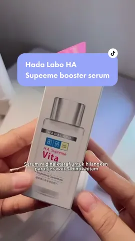 Result dia gempak gila ! Korang boleh nampak perubahan selepas 2 minggu je ! @hadalabomy #HadaLaboMY #HadaLaboVita #HadaLaboSupremeVitaBoosterSerum