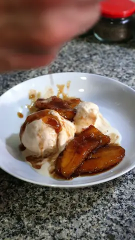 🍌BANANA FOSTER🔥#banana #bananafoster #platano #caramelo #Receta #recetas #cocina #cocinando #comida #comiendo #comer #cocinar #dulce #postre #helado