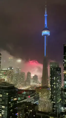 A Very Happy New Year from Toronto!Fireworks at the Harbour. #toronto #newyear #fireworks #torontolife #newyearcelebration