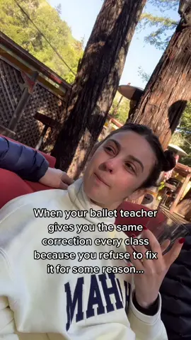 My correction will ALWAYS be “higher passé” ☠️ #ballet #balletdancer #balletclass #dancer #fyp #ballettiktok