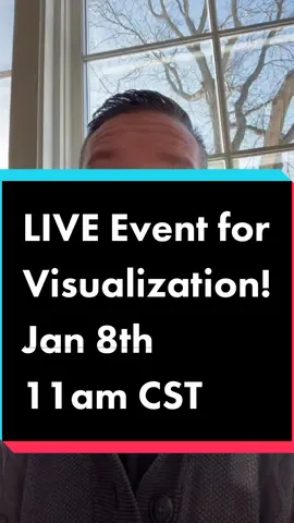 Register now and we’ll see you Jan 8th! #manifestation #howtomanifest #visualization #meditation #manifesting #manifest #liveevent