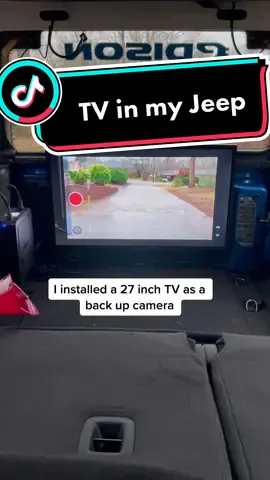 My latest Accessory 😲 #jeep #jeeplife #jeepwrangler #jeepaccessories #backupcamera