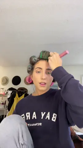 Ope 😮 #haircurlers #hairstyle #heatlesscurls