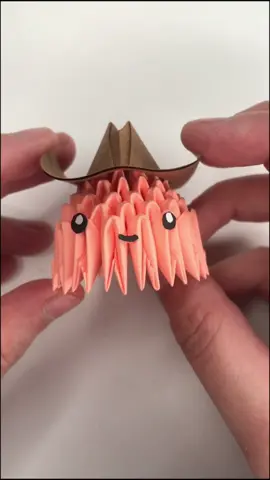 Reply to @drawing_bird1 here’s how to make a tiny pper cowboy hat!