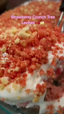 Reposting for the perfect Valentines Day dessert 💕 #ValentinesDay #dessert #tresleches #fyp