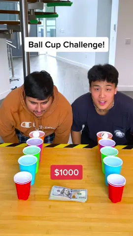 Who can get it in the last cup first!