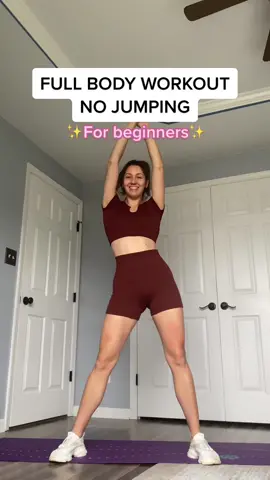 Follow for more at-home workouts! ✨ #fullbodyworkout #beginnerworkout #workoutsforwomen #homeworkout #fyp