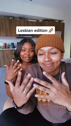 Wasn’t expecting the porn question 😂 #fyp #foryou #lesbianastiktok #lgbt #couples #questions #putafingerdown