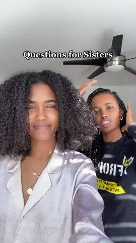 Clearly we’re always on the same page #questionsforsisters #wokeuplikethis