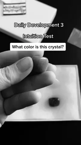 Daily development day 3: intuitive test🖤 #crystals #psychicmedium #psychic #witch #witchtok #intuition #intuitiontest #intuitive