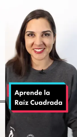 Te enseño en segundos los pasos para calcular la raíz cuadrada de un número 🤓 @yosoykukis #matematica #matematicas #mujer #edu #math #maths #secundaria