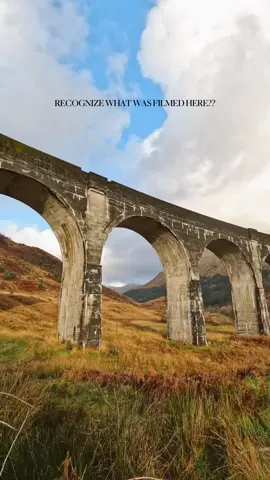 Glenfinnan Viaduct was the site for Hogwarts Express 🚂 #harrypotter #scotlandtravel #Scotland #beautifuldestinations