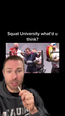 #duet with @theobigbench Great depth. Focus for improvement: knee control. #squat #powerlifting #lifting #gym