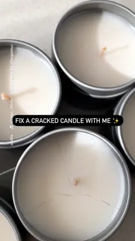 Fix a cracked candle with me! It’s time consuming but it’s a PROCESS and the process is NECESSARY 🤗  song credit: @ALTÉGO #soycandlesbykandila #candlemaking101 #candlemakingtips #diyhacks #lifeofacandlemaker #candlehacks #heatgunthankgoodness #theprocessisreal