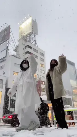 東京も雪がふったの〜！🌨☃️