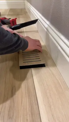 Perfect vents👌🏼#construction #flooring #remodel #lvp #lvt #foryou #vinylplank #tools #perfectvents #milwaukee #vinyl #work #PepsiApplePieChallenge