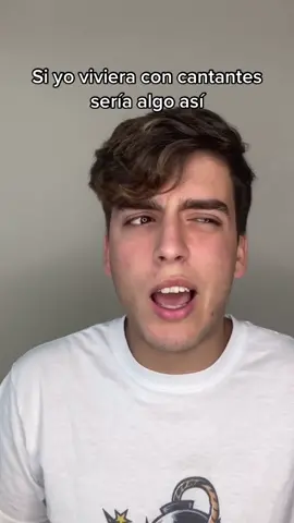 Vivir con cantantes es algo así 😂🤨