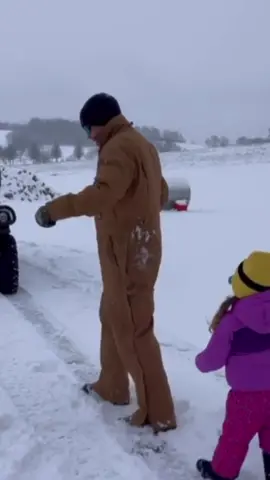 Winter has officially hit Night Train Ranch! #JasonAldean #Winter