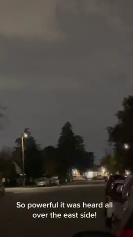 Set off alarms all over the neighborhood and it wens super high! #strobe #fire #fireworks #fyp #viral #lmfao