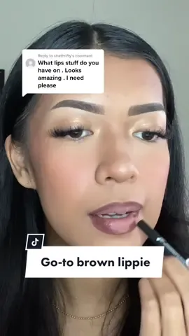 Reply to @shethrifty  Reply to @shethrifty a must-try brown lippie 😩😩 #brownlipcombo #brownlipgloss #lipcombo #nyx #milani #kyliecosmetics