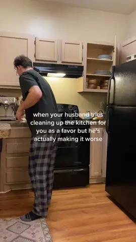 why is he cleaning so aggressively tho #funny #fyp #marriage #cleaning #house #marriedyoung #married #marriedlife