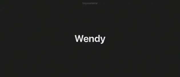 Who is Wendy? 📸©tinywerene #wendy #웬디 #redvelvet #kpop #fyp