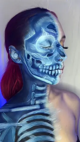 What make up look should i do next? 😊 #makeuptutorial #creativemakeup #xraymakeup #australianmua #glammakeup #bluemakeup  #muasupport #mehronmakeup