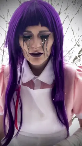 I had to hold my breath while filming so my breath wouldn’t mist 😰 it came out sometimes though #mikantsumiki #mikantsumikicosplay #danganronpa