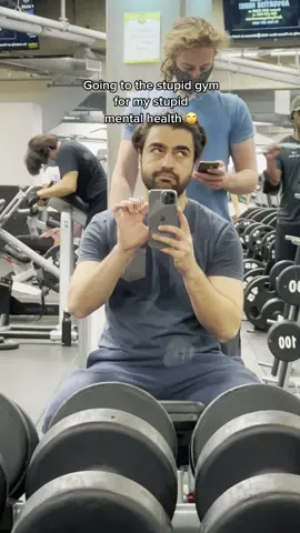 Can’t wait to be a better+healthier me in 2022…🙄 (and wtf, those guys at the end?!) #MentalHealth #selfcaretiktok #GymTok #gym #gymhumor #SelfCare